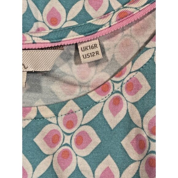 Boden Geometric Print Jersey Dress – 12R - Picture 4 of 8